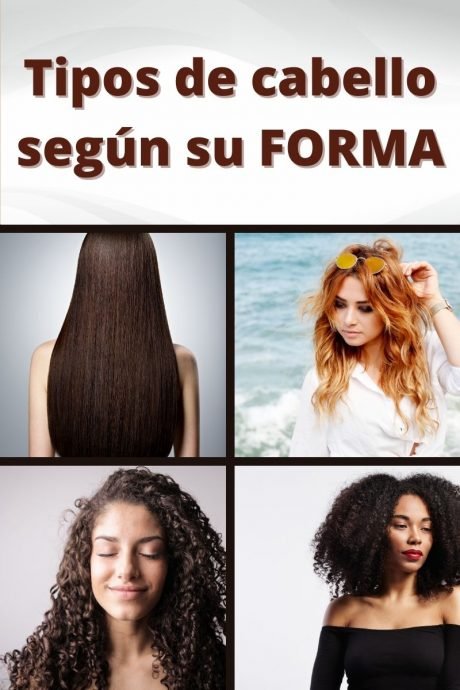 Tipos de cabello según su forma