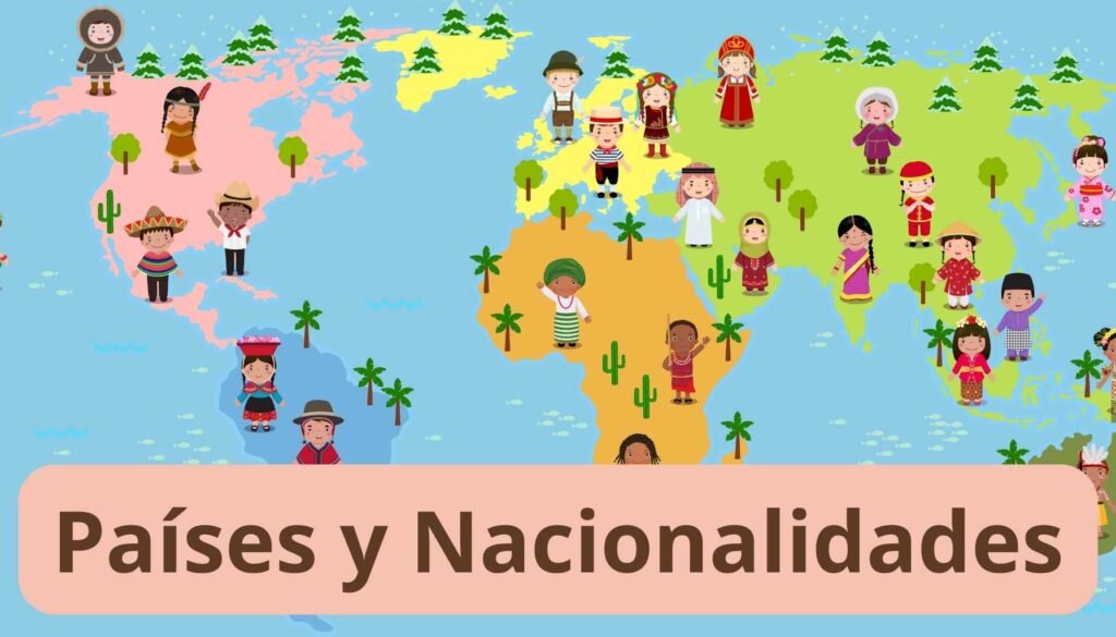 paises y nacionalidades en Inglés