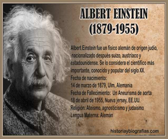 Biografía de Albert Einstein
